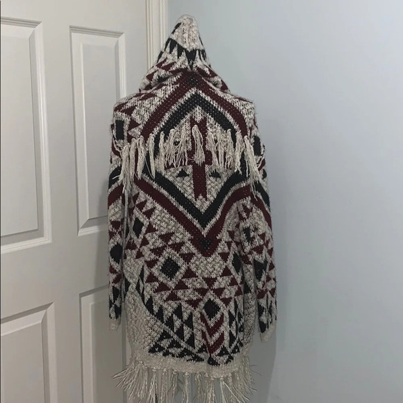 Bethany Mota Women'sOpen Flow Hooded Boho … - Picture 4 of 7